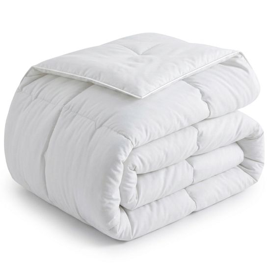 Couette 220x240cm CASABEL Plumes Canard 500g/m² - Hypoallergénique - Lavable Machine - Oeko-Tex