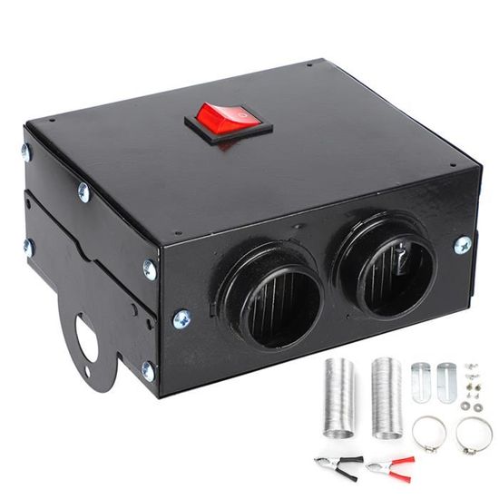 Gobesty Chauffage Voiture 12V 150W 2 En 1 - Dégivrant Pare-Brise Rotatif 360° Chauffage Et Refroidissement