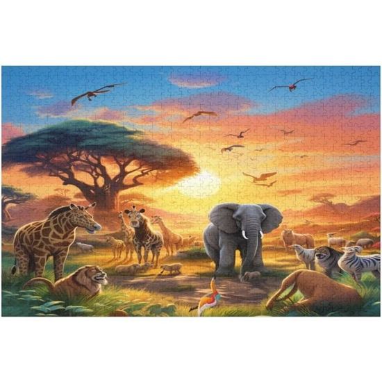 Educa 19022 puzzle Carte Du Monde Plus Belles Merveilles 1000 pièces