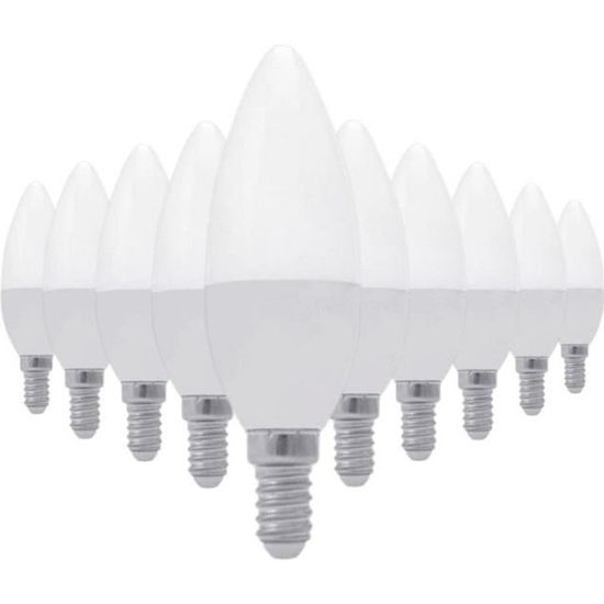 Ampoule Led E14 Blanc Froid 6W Remplace Incandescence Halogène 100W, Lot De  6. 820 Lumens 6000K Non Dimmable, Éclairag Sans S[J2618] - Cdiscount Maison