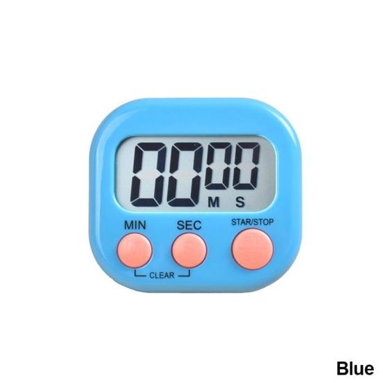 Horloge de gym portable, minuterie d'intervalle d'entraînement, grande horloge numérique magnétique avec batterie puissante, chronomètre, compte à rebours/hauts, pour la maison/garage/boxe, intégrée
