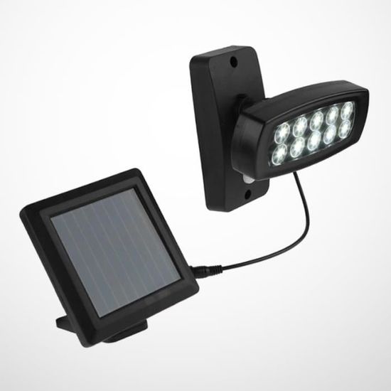 Solar LED Capteur d'extérieur SPLUME DE TYPE ÉTAIN ÉTAINTRAIRE Lampe lampadaire de jardin - lampe de jardin luminaire d'exterieur
