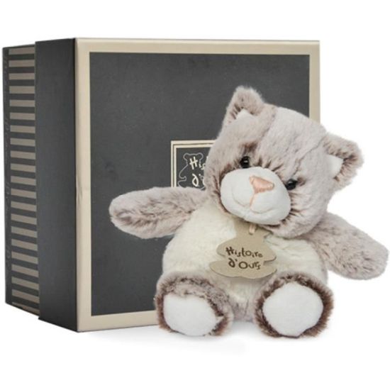 Histoire D Ours Chat Chaton Boule Z Animoos 18 Cm Petit Modele Doudou Bebe Garcon Ou Fille Peluche En Boite Coffret Cadeau Marron Marron Blanc Cdiscount Pret A Porter