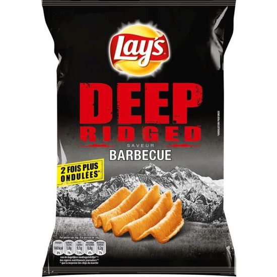Chips ondulées goût barbecue 120g LAYS Cdiscount Au quotidien