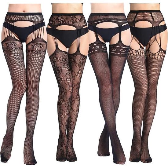 Bas Femme Transparent Brillant – Style Sexy, Hauts Jusqu’aux Genoux, Neufs Avec étiquettes