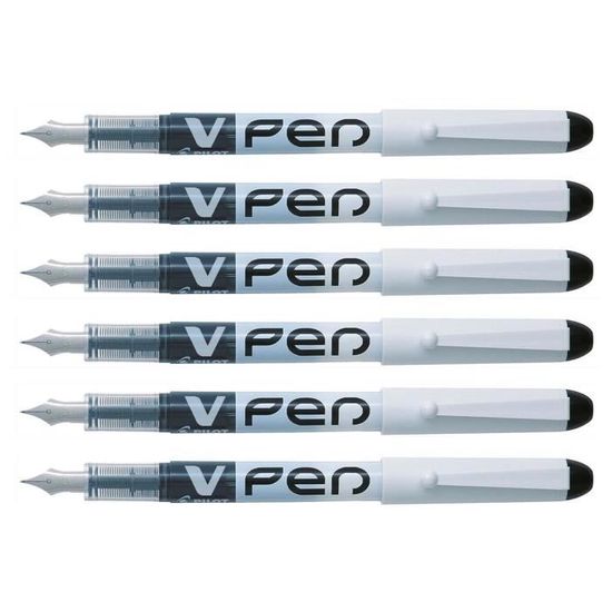 PILOT Lot De 3 Stylos Feutre V Sign Pen Pte Moyenne 0,6 Mm Rouge[175