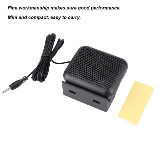 Haut-Parleur Externe De50 Pour Stations Radio Cb Avec Fiche 3,5 Mm[Y210