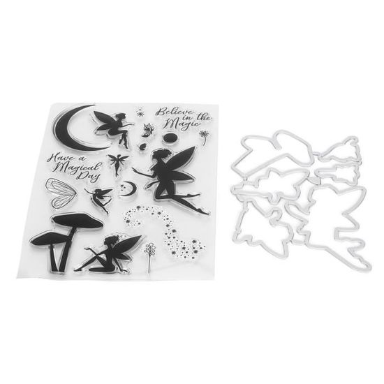 11X16CM Pochoir De Masque De Tampon Transparent Français, Pour Bricolage, Scrapbooking