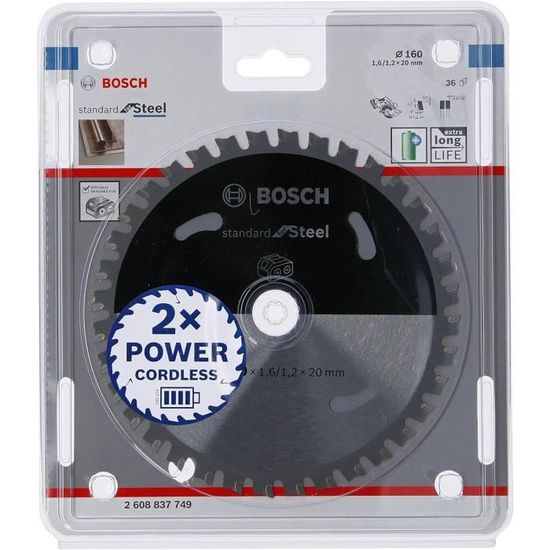 Lame de scie circulaire pour l'acier 210 x 30 x 1,6mm 48 dents - BOSCH EXPERT - 2608643057