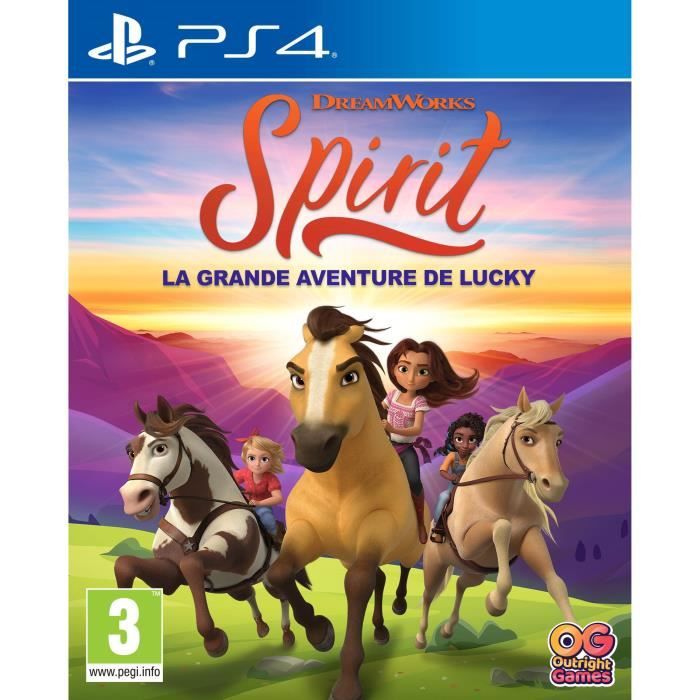 Dreamworks SPIRIT - La Grande Aventure de Lucky Jeu PS4 Dreamworks SPIRIT - La Grande Aventure de Lucky Jeu PS4