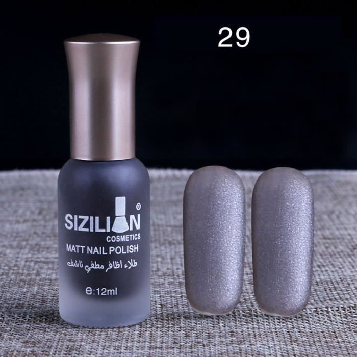 12ml vernis à ongles mat foncé à séchage rapide et longue durée vernis à ongles mat gel z1226