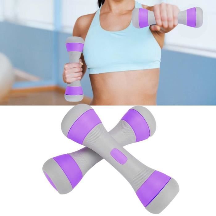 ROM Poids Réglable Yoga Bras Exercice Haltère Musculation Femmes Équipement De Fitness(Violet 4Kg )