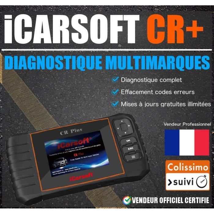 Valise Diagnostique Multimarques iCarsoft CR+ Obd2