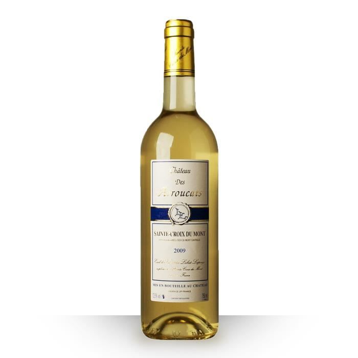 Château des Arroucats 2009 Blanc Moelleux 75cl AOC Sainte-Croix-du-Mont - Vin Blanc