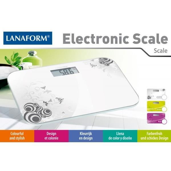 Pèse personne électronique design Couleur Blanc