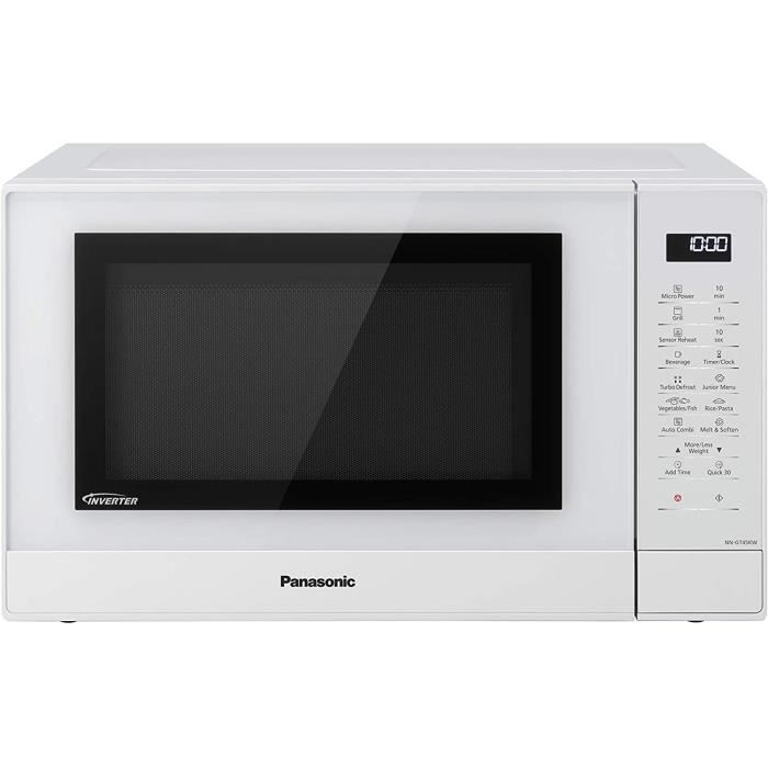 Panasonic Four micro-ondes gril NN-GT45KWSUG 31 Litres, Technologie Inverter, Puissance Gril à Quartz 1100 W, Puissance Micro-Ondes
