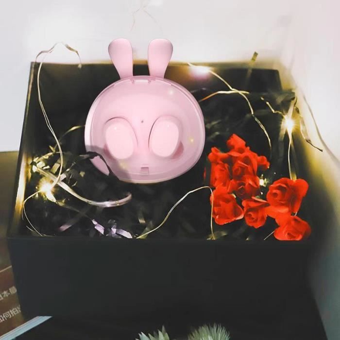 GVANCA i 10 TWS empreinte digitale tactile 5.0 Bluetooth écouteurs sans fil écouteurs HD stéréo - Type Pink Rabbit Package