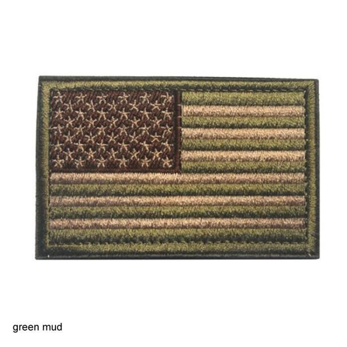 USA US autocollants Appliques bricolage vêtements couture vêtements vestes casquette drapeau américain Patch jean sac à W15157