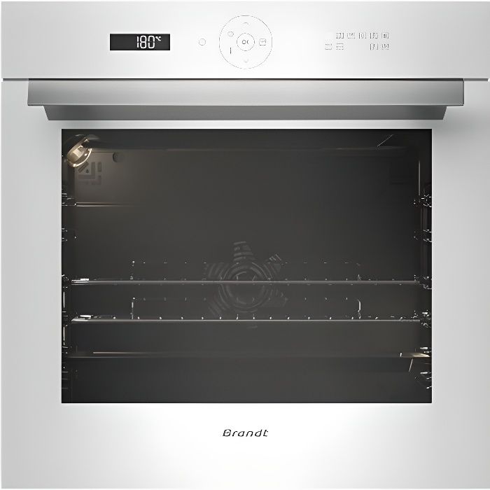 Brandt BXP6555W Intégré Electrique 73L 3385W A+ Blanc four - fours (Moyenne, Intégré, Electrique, A+, Blanc, toucher) [Classe éne...