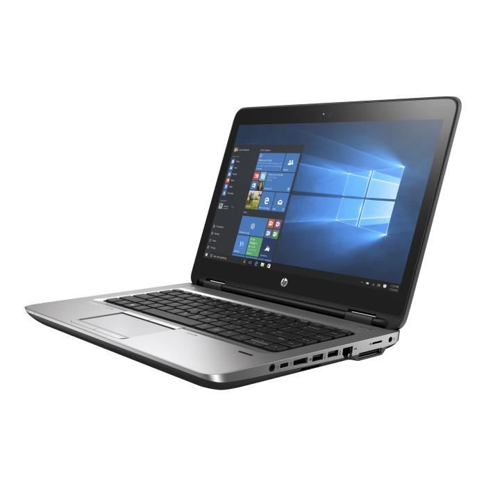 HP ProBook 640 G3 Core i3 7100U - 2.4 GHz Win 10 Pro 64 bits 8 Go RAM 256 Go SSD NVMe, HP Turbo Drive G2, TLC graveur de DVD 14