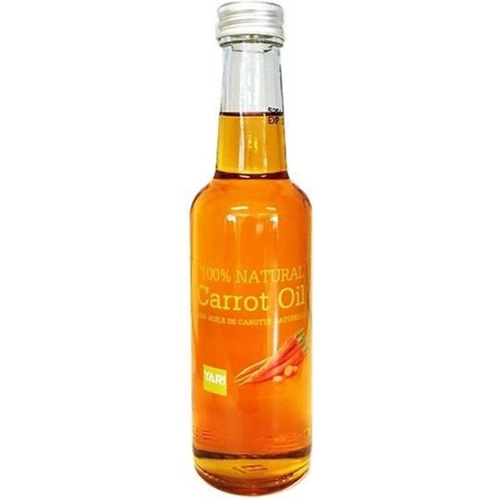 100%Huile De Carotte 250ML YARI OIL