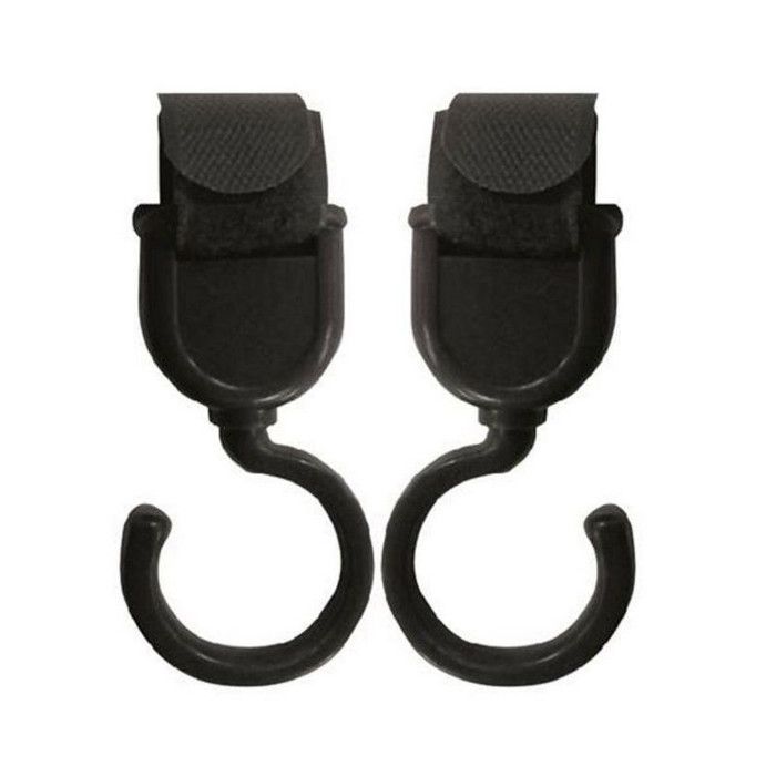 Crochet universel pour poussettes - Lot de 2