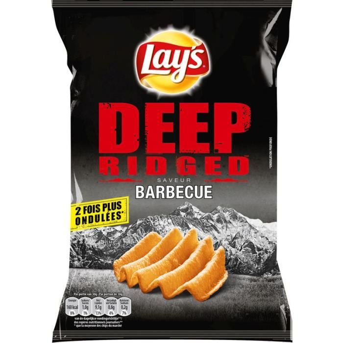 Chips ondulées goût barbecue 120g LAYS