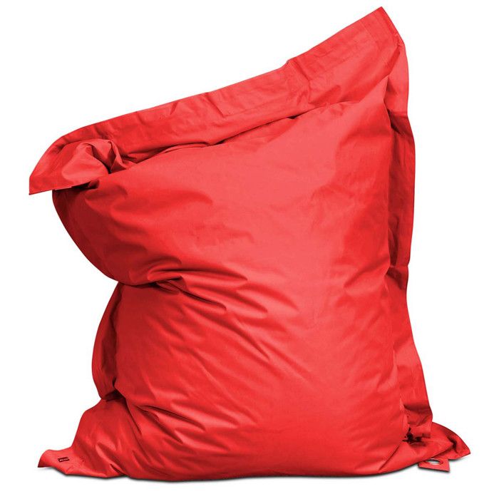 Housse vide de coussin de jardin Solys XXL Polyester Rouge