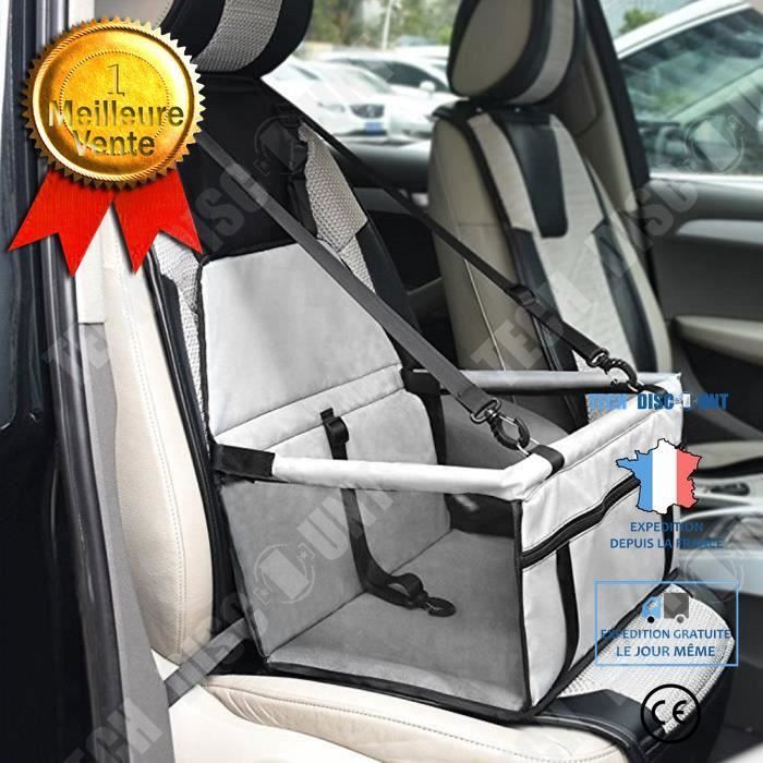 TD® Sac de Rangement de Voiture Portable pour chien chat de luxe avec sécurité Zipper / Poche de rangement chien rehausseur voiture