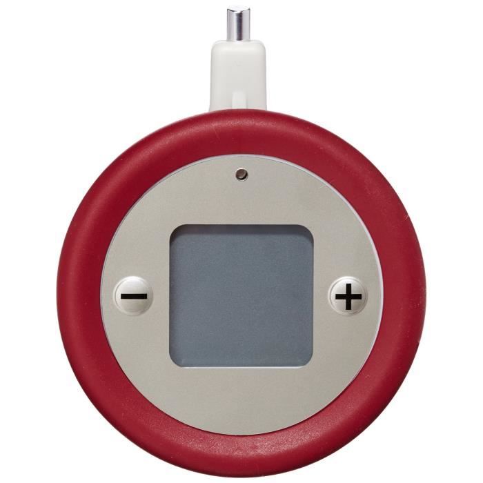 Tefal Seb X1060005 Minuteur Plastique Rouge 17,5 x 2,8 x 12,5 cm