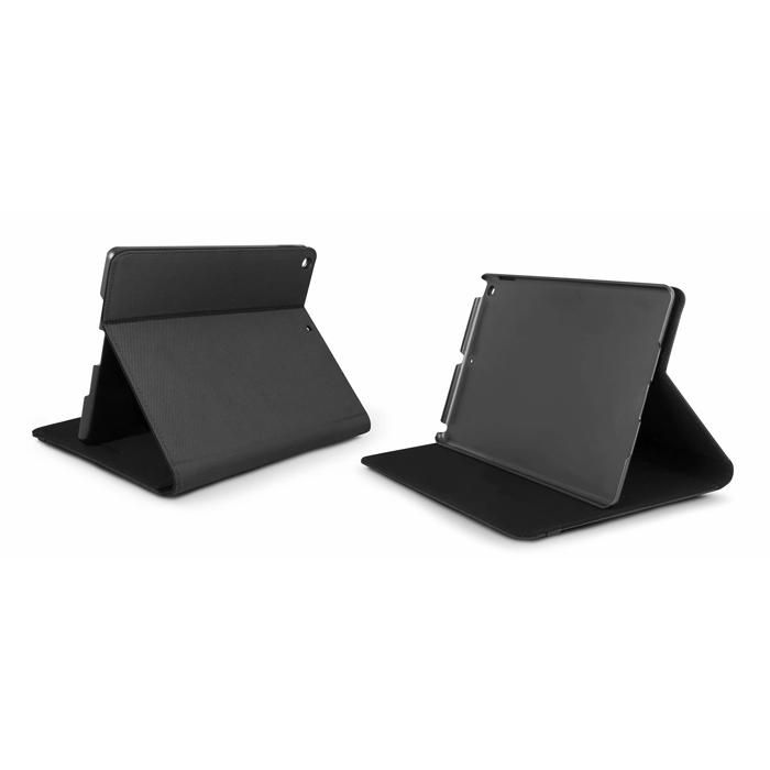URBAN FACTORY Sacoche de transport TWEEDEE PIP00UF - Portefeuille Style pour iPad (2017) 24,6 cm (9,7-) - Noir - Étanche - Nylon