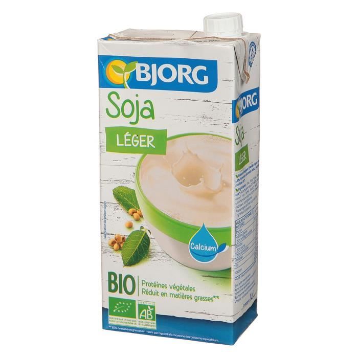 BJORG Boisson soja Léger - BIO - 1 L