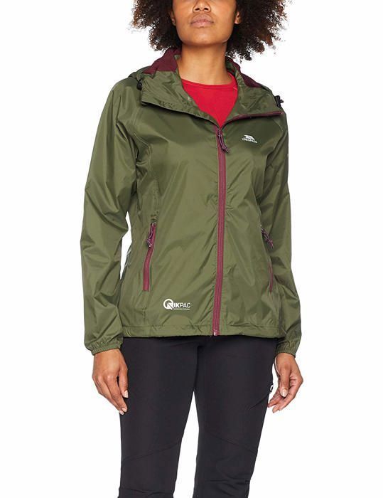 Veste Longue Imperméable à Capuche Trespass Pour Femme - Neuf Avec étiquettes, Polyester, Style Basique