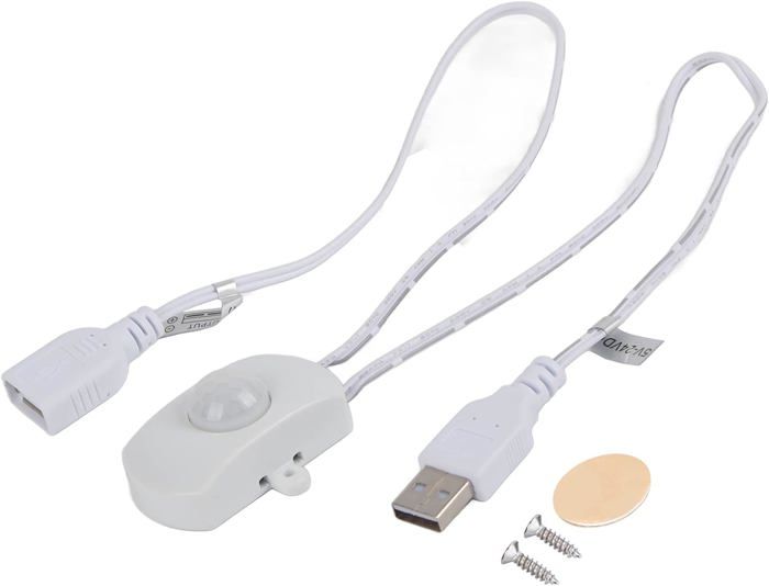 Bande LED 10m Avec Détecteur De Mouvement Et Capteur De Lumière - Blanc Chaud 3000K Dimmable - Pour Intérieur, Escaliers, Placards