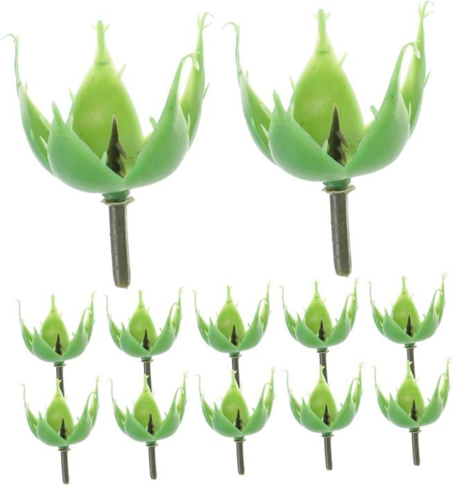 KALLORY 100 Pezzi portafiori di sapone calici di fiori finti recipienti