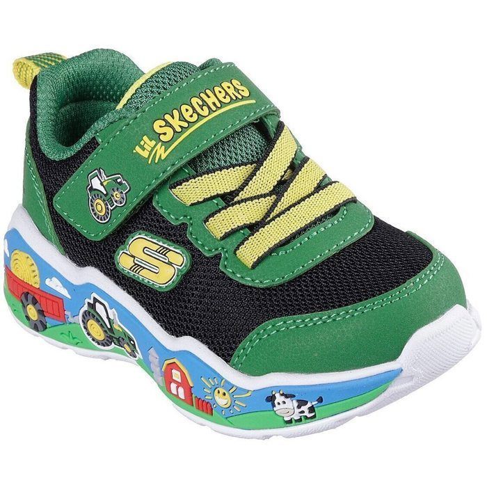 Baskets pour un garçon - Vert - Skechers Play Scene - Barn-Squad Buddies Baskets pour un garçon - Vert - Skechers Play Scene - Barn-Squad Buddies