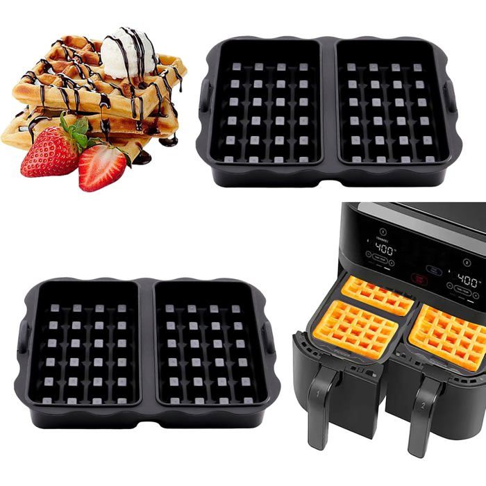 Axinyijia 2 Pezzi Stapo per Waffle in Silicone per N-inja Airfryer