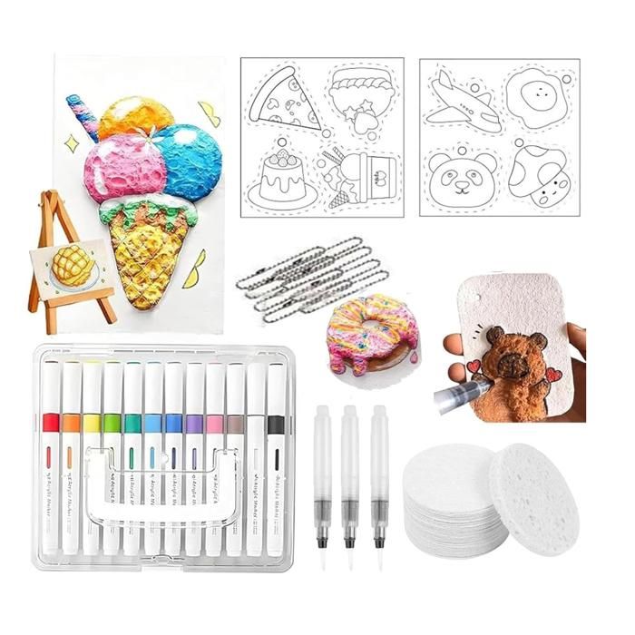 Puffy Paint Magico Magic Puffy Paint - Kit Pittura 3D Per Bambini Con