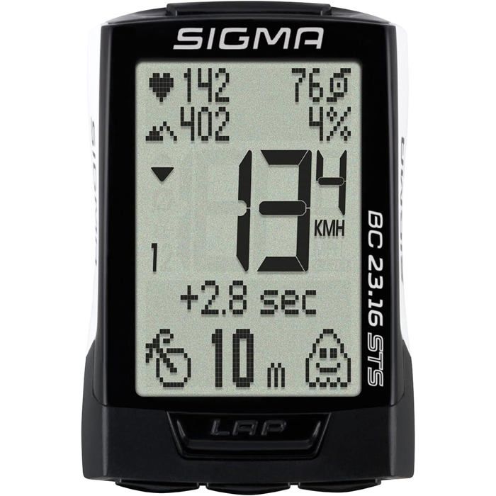 SIGMA SPORT BC 23.16 STS WHITE | Compteur avec fonctions cycle, d SIGMA SPORT BC 23.16 STS WHITE | Compteur avec fonctions cycle, d