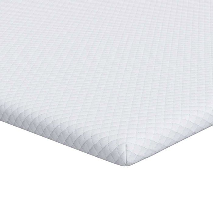 Hiimgo Surmatelas 160 x 200 x 7,5CM, Épaisseur 7,5CM, Surmatelas Memoire de Forme Gel,Absorbant et Respirant,avec Design Antidérapant,Housse de Matelas Amovible et Lavable