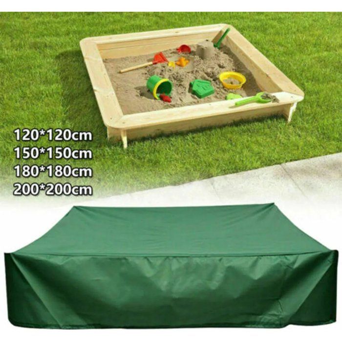 Bâche de protection pour bac à sable - 100 x 15 cm - Ronde - Étanche - Pour bac à sable - Avec couvercle - Pour coquillages d'eau et sable Bâche de protection pour bac à sable - 100 x 15 cm - Ronde - Étanche - Pour bac à sable - Avec couvercle - Pour coquillages d'eau et sable