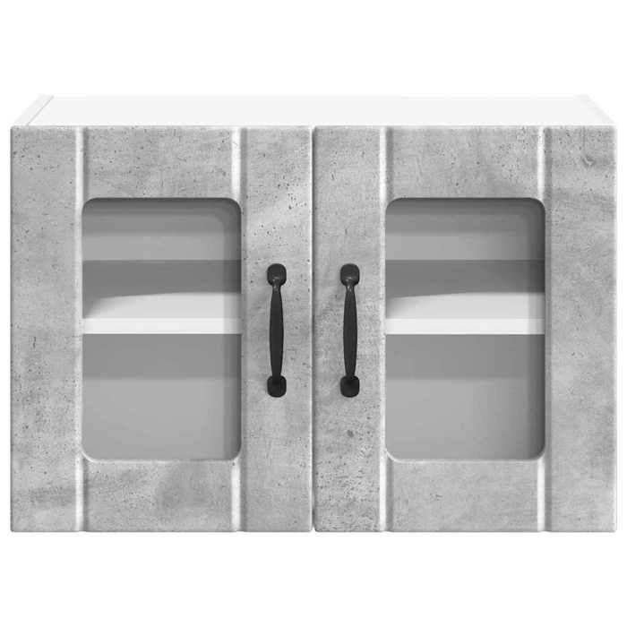 Moderne Placard/Armoire de cuisine SWEETY Meuble bas de rangement Gris béton 60x31x40 cm bois dingénierie BB2461