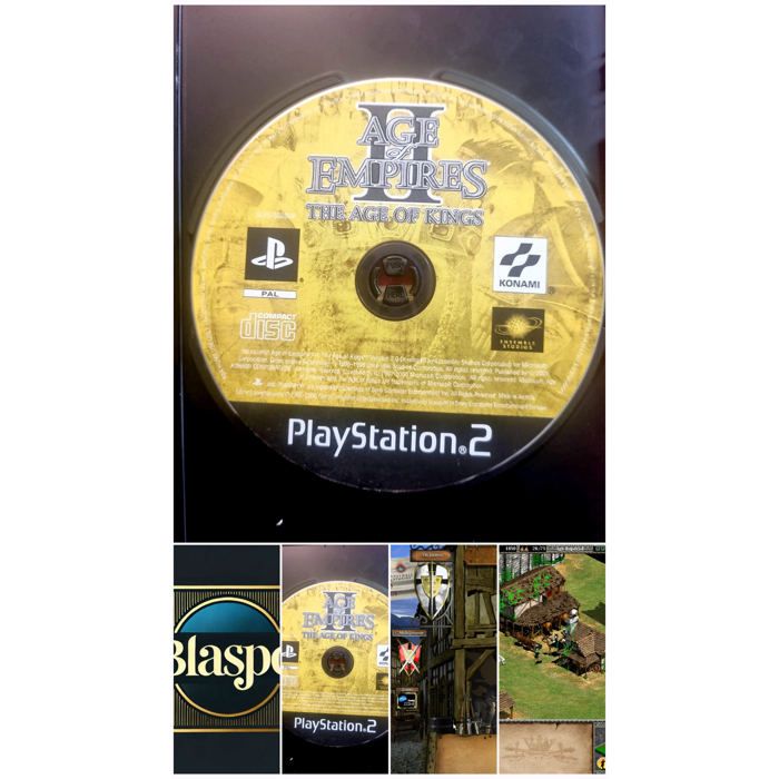 Konami Age Of Empires II – The Age Of Kings – Jeu PS2 – Disque Seul – Fonctionnel – Sans Boîtier – Pal