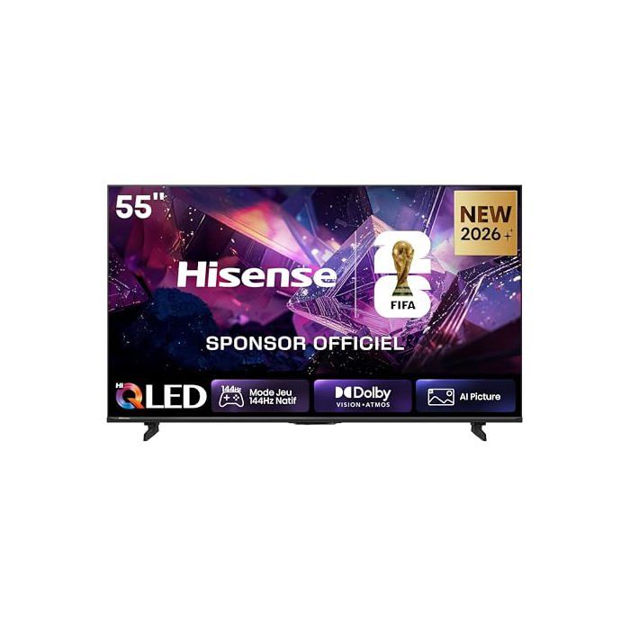 Téléviseur QLED 55 HISENSE 55E7S Pro 4K UHD 144Hz Dolby Vision IQ