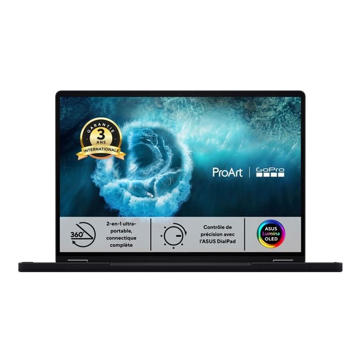 PC portable Asus ProArt PX13 PROART GOPRO HN7306EAC 13 Ecran tactile AMD Ryzen™ 9 RAM SSD - vue 3