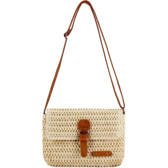 Sacs DÉté En Paille Pour Femmes Sac En Paille Femme Pochette En Pailles Pour Femmes Style Boho Fait Main Avec Bandoulière Pour Pl