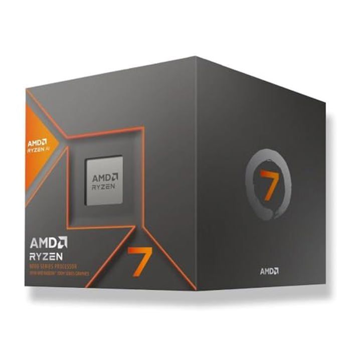 AMD Ryzen 7 Processeur Radeon Graphique Intégré Ryzen AI 8 Cœurs16 Threads DTP Socket AM5 Cache 24MO jusqu'à 5.1Ghz Fréquence Boost Ventilateur Wraith Stealth - vue 2