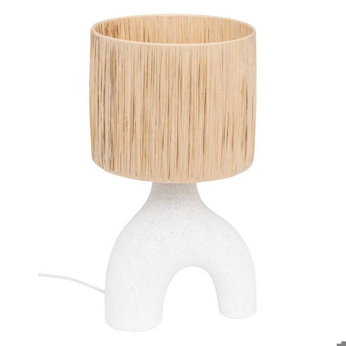 Lampe à poser Tania céramique blanc H47cm - Atmosphera Créateur dintérieur