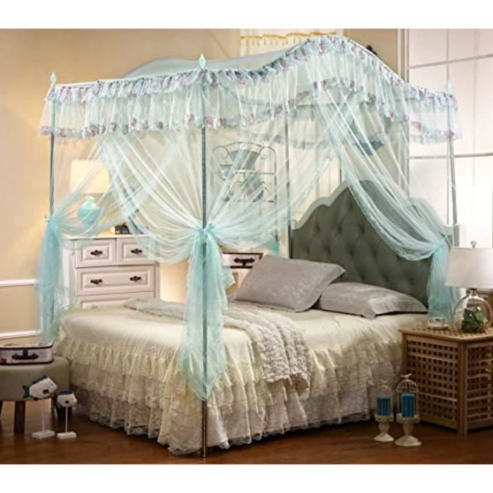 Ciel De Lit Bebe Tkyh7 Courbe 4 Coins Post Bed Rideau Auvent Net Carre Princesse Fly Screenindoor Outdoor Twin Cdiscount Puericulture Eveil Bebe
