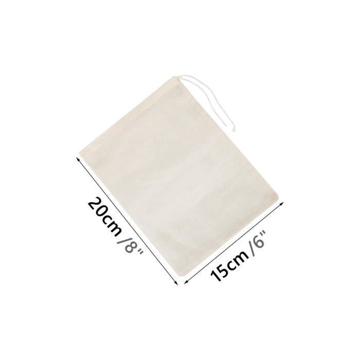 3 Paquets Sacs à Lait Noix Réutilisables, 19 Grands Sacs Gisements